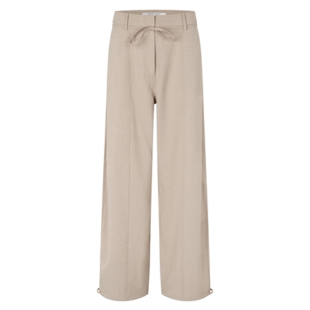 Second Female Zoie Cargo Trousers Light Beige Melange